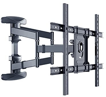 Staffa per montaggio a parete TV Full Motion per la maggior parte dei televisori LCD a LED curvo 40-80 pollici OLED 4K fino a 132 libbre Max VESA 600 x 400 mm, estensione 500 mm