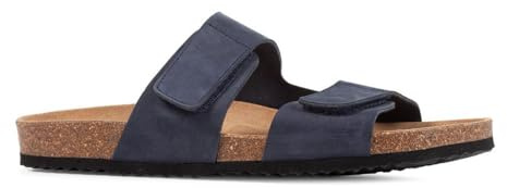 Geox Sandales U Ghita pour homme, bleu marine, 42 EU