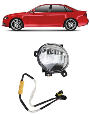 DM Autoteile 107876 Nebelscheinwerfer links LED kompatibel für Audi A4 B8 8K2 Avant 8K5 Q5 8RB Seat Exeo ST