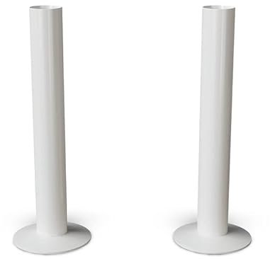 UK Radiators White Radiator Pipe Sleeve - Gloss White Finish - 130mm Brass Pipe Sleeves - Perfect Addition to Any Interior Design