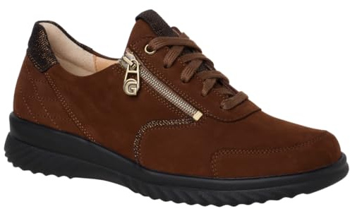 Ganter Damen Heike Sneaker, Chocolate, 42 EU Weit