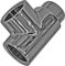 Chrom Fitting aus Messing | T-Stück IG-IG-AG | Gewinde 1/2 Zoll