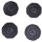 minkissy 4pcs Silicone Hair Scrubber Beard for Men Hair Brush Round Shower Comb Pocket Comb Portable Hair Palm Brush Massage Brush Massager Hair Shampoo Brush Hair Scalp Brush