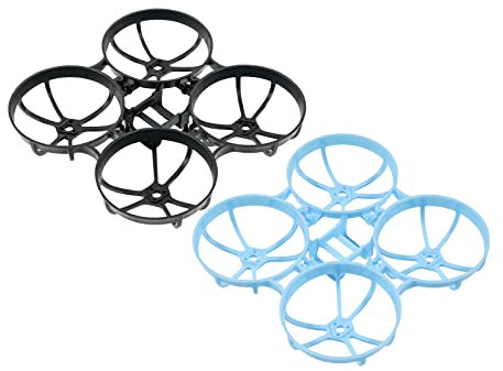BETAFPV 2pcs Meteor75 Pro Brushless Whoop Frame | Triangle Bilateral Stretch Structure Motor Holder Hole | Larger Lipo Battery Slot for 45mm Propellers 550mAh 1S Lipo 0802SE 1102 Series Motors