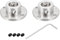 Rebower 11mm Rigido Flangia Accoppiamento Connettore Motore Accoppiatore (con Vite 1 pz M2 Esagonale Chiave),[per Fai-da-Te Passo Passo Motori]-2 pz