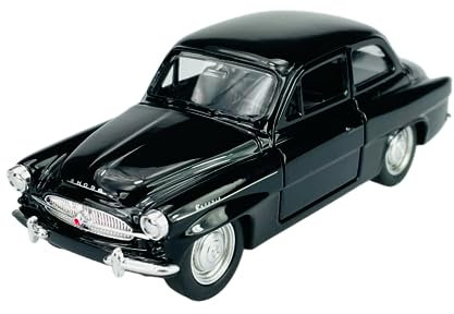 Welly 1959 Skoda Octavia Schwarz 1/34-1/39 Metal Modell Auto Die Cast Neu im Kasten