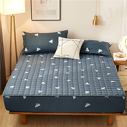 JIANINGHOME Bettlaken mit 48x74cm,Mikrofaser Matratzenauflage Superweich Matratzen Topper Tiefe Tasch