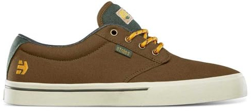 Etnies Men's Jameson 2 ECO X TFTF Skate Shoe, Brown/Green, 9.5 UK