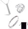 KSJEHW 3 Stücke Lymphdrainage Magnetarmband Damen Titanstahl Ultral-Festigkeit magnetisch Armband Geschenk, Kupfer Magnetringe, Atemhalskette zur Linderung(Silber)