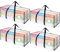 Dntorx 4 Pack 120L Moving Bags, Heavy Duty Moving Totes, Clear Waterproof Storage Bag with Zips