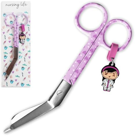 Krankenschere – stumpfe Schere – Edelstahl – Design – unverwechselbarer Schlüsselanhänger