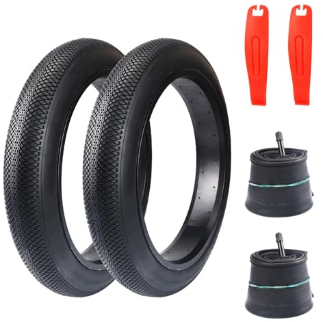 WEEROCK 20/24/26 x 3,0 Zoll E-Bike Reifen Fahrrad Fat Tire Fahrradreifen Faltreifen Kompatibel mit 20 Zoll 61 cm 66 cm Breite Mountainbike Schnee Fahrrad Elektrofahrrad Elektrodreirad