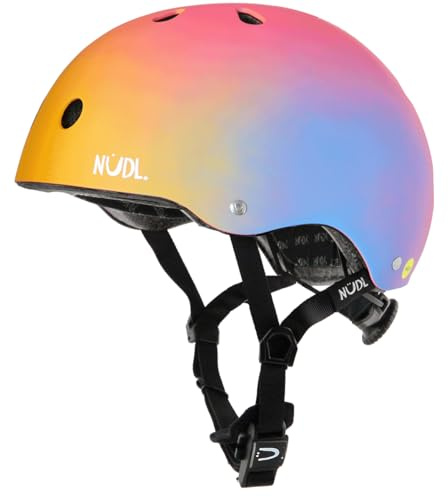 NÜDL Youth Kids MIPS Bike Helmet for Boys, Girls, Teens & Children Sherbert - Youth Medium