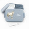 Kinder Bento Box Midi Lunchbox für Mepal Bentobox - Personalisierte Brotdose Mädchen - 900 ml - Nordic Blue - brotdose mit namen mädchen pferdemädchen geschenk mit pferde