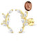 Adramata 2Pcs Helix Piercings Chirurgenstahl Ohrringe für Damen 16G Tragus Piercing Innengewinde Knorpel Ohrringe Ohrstecker Hypoallergen Piercing Ohr Tragus Conch Helix Piercing Gold Silber