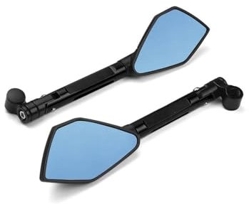 YTHTPZR Rückseitenspiegel Für NINET R Für NEUN T Für R&ninet 9 T 2017-2021 Motorrad Metallic Seite Rückspiegel Rückspiegel Anti-Schwindel CNC Aluminium Seitenrückspiegel(4)