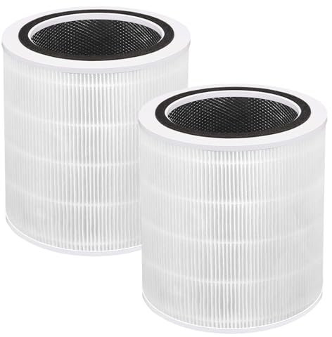 Premium Core 400 Replacement Filter for LEVOIT Core 400, Core 400S, 3-in-1 True HEPA Filter, 2 Pack