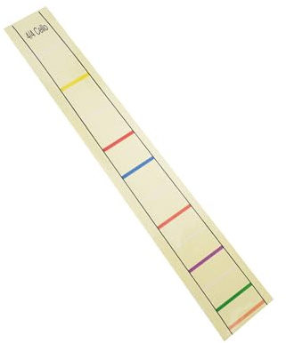 Gelbe Cello Fingeraufkleber für 4/4 Größe, Bundmarkierung für Anfänger | Papier, Leicht zu Entfernen, Hilft Beim Griffbrettlernen, Verbessert Lernfortschritt