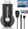 Wireless Display Adapter,Wireless HDMI Dongle,4K 1080P HDMI WiFi Mobile Screen Mirroring Receiver HDMI Display Adapter Dongle for i-Phone/Pad/i-OS/Android to TV Projector Support Miracast Airplay DLNA
