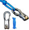 Praisety Rope Adjuster – Outdoor Rope Roller Cinching Tool with Rollercam Rope Roller Technology for Paracord and Guy Lines, 6 Pack