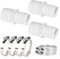 Adattatori per tubi da 38 mm per tubi da piscina, tubi da giardino e pompe sommergibili (3+6)