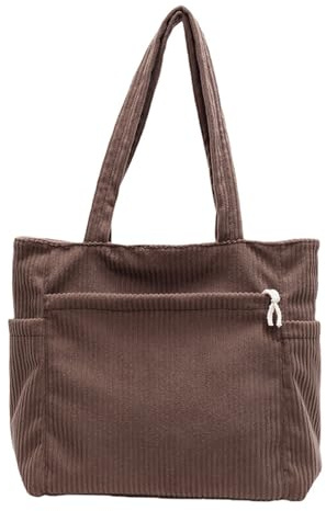 UncleS Frauen Umhängetasche Winter Achselhöhle Cordtasche Handtasche Arbeit Großkapazität Einkaufen Für Tägliche Frauen Winter Schulter School Große Kapazität Achselhöhle