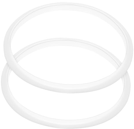 BESPORTBLE 2 Pcs Thickened Silicone Pressure Cooker Gaskets High Temperature Resistant Sealing Rings Replacement for Stove Pot Steam Cooker Accessories