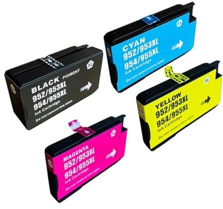 WEIYAOYAOWH 952XL 953XL 954XL 955XL Kompatible Tintenpatrone for Officejet Pro 7720 7730 7740 8210 8218 8710 8715 8720 8730 8740 Drucker