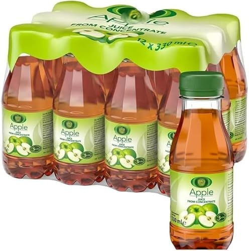 Juice Tree Apple Juice, 330ml Bottles, Pack of 12