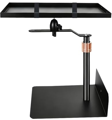 Beamer Halterung für Bett & Sofa, Verstellbare Ständerlänge 24-64 cm | mit 360°Drehwinkel, Verstecktes Design Bed Sofa Beamer Halterung, Kompatibel mit 99% Projektoren, XGIMI, Nebula, VANKYO, Epso