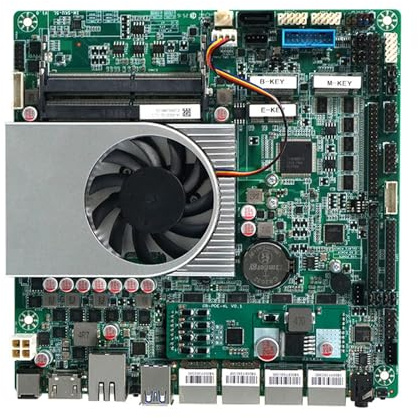 Nucelit Scheda di controllo di ITX con 5-7300U Processore 1G Networking 4x1Ghz Slot Scheda madre ITX a bassa potenza