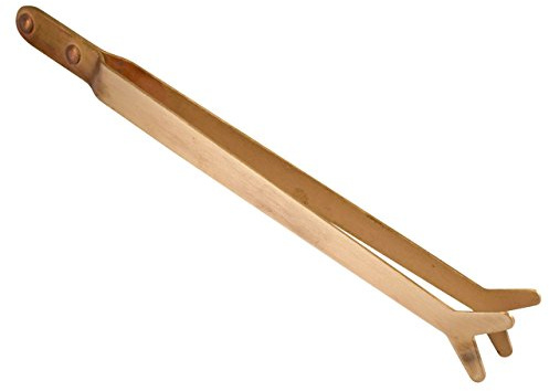 Cooksongold Copper Fish Tail Pickling Tweezer for Jewellers and Metalsmiths, 23cm