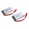 YUNIQUE GREEN-CLEAN-POWER - Li-po Batterien 3.7V 600mAh für Quadcopter | Kompatibel mit JXD 509G, WLtoys A959-B | JST-Anschluss, 52.9 x 24.4 x 8.6 mm - 17.6 gr, Silber