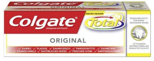 Colgate Total Original Zahnpasta, 6er Pack (6 x 25 ml)