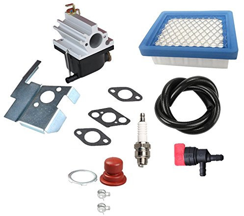 OxoxO Replace 640020 - Kit di filtro dell'aria per carburatore per Tecumseh 640020A 640020B VLV126 VLV60 VLV50 VLV55 VLV65 VLV66 VLV126A 6.5HP 6.75HP motore Prato Falciatrice