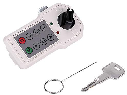 Atyhao Electronic Keypad Cabinet Lock mit Hauptschlüssel Keyless Locker Lock Digital Keypad Locker Lock Elektronisches Passwort-Kombinationsschloss