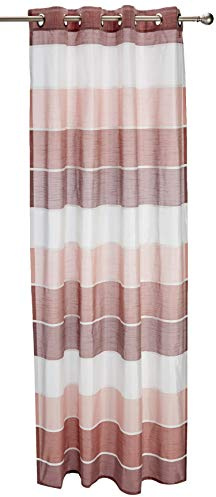 Albani Sciarpa con 8 occhielli/Arosa/245 x 140 cm, Poliestere, Rosa, 245x140 cm