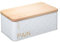 5 five simply smart Panera de metal blanca con decoración en relive Scandinava 31,4x17,6x13,3cm