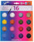 JOFRIKA Aqua Color Palette 16er | Schminke mit 15 Farben und Glitzerpuder | Inklusive Pinsel | Wischfest | Wasserlöslich | Leichte Handhabung | Karneval, Halloween u. Events | mehrfarbig 708795 - STD