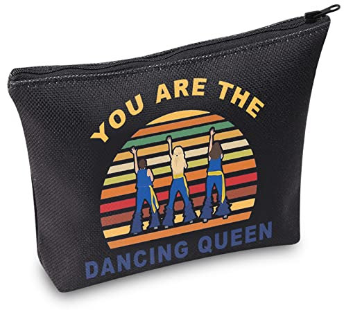 WZMPA Mamma Mia Kosmetiktasche Mamma Mia Comedy Fans Geschenk You Are The Dancing Queen Make-up Tasche mit Reißverschluss für Freund Familie, Tanzende Königin
