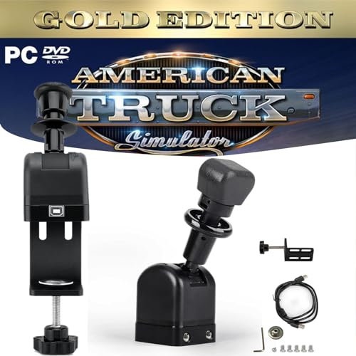 Obokidly European Truck American Truck Brake Simulator Parking Air Brake Hand Brake Hand Control Valve (Only PC USB Truck Hand Brake For G27/G29)