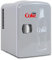 Coca Cola Diet Coke Mini Fridge For Bedrooms 4L Small 6 Can Table Top Quiet Mini Fridges For Skincare Office Food Drinks Kids Home Car & Travel 12V Portable Cooler Warmer Refrigerator Classic Grey