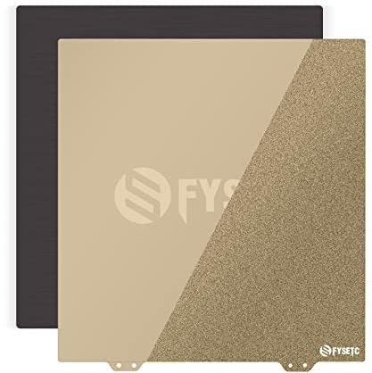 BCZAMD Anycub Vype 3D-Druckerteile JanusBPS-Bauplattenplattform 265 x 250 mm, doppelseitig Bedruckt (PEI-Pulver + glattes PEI) mit maagnetiischem Aufkleber, Federstahlblech, beheizte Bettoberfl?Che