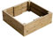 Conka Garden - Wooden Raised Bed Kit - Large Garden Planters for Vegetables, Herbs, Flowers – Start Growing Plants Earlier & Better - Durable & Resistant FSC Treated Timber 30cm H, 90cm x 90cm