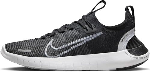 Nike Damen W Free Rn FK Next Nature Trainingsschuh, Schwarz Weiß Anthrazit, 42 EU