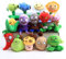 Laruokivi 14pcs Set Plants and Zombies Plush Toys Game Pea Shooter Sunflower Squash Plushies Doll Children Kids Gifts