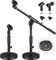 CAHAYA Desktop Microphone Stand: with 2 type clips 3/8 to 5/8 Metal Screw Adapter Space-saving CY0360, 1 unit
