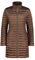 Cartoon Damen Steppjacke mit Stehkragen Rain Drum,42