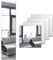 MCLEULLA Lot de 4 miroirs muraux en acrylique pleine longueur - Auto-adhésifs - Sans danger - En plexiglas - Incassables - À coller au mur - Grand miroir complet - Pour la maison, l'entraînement, la