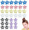 ZORTVUL 36Pcs Fermagli Per Capelli A Forma Di Stella, Fermagli Per Capelli A Stella Antiscivolo Fermagli Bb A Forma Di Stella Per Ragazze E Donne Clip Per Capelli In Metallo
